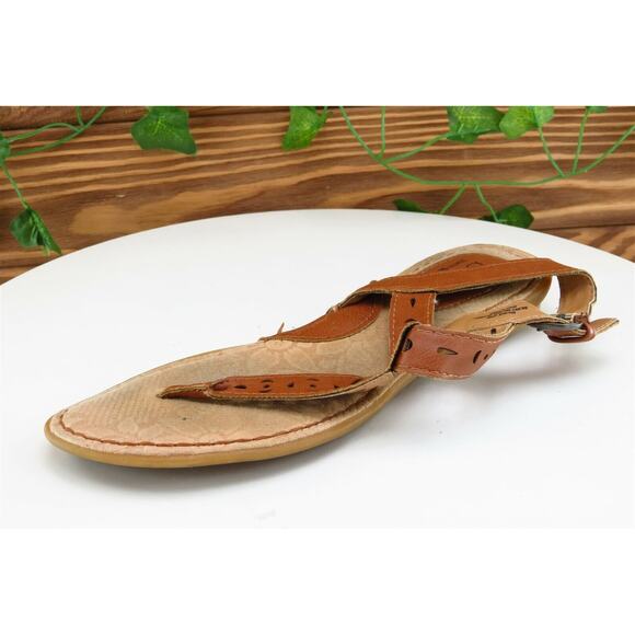 Born concept Sz 6 M Brown Slingback‎ Synthetic Women Sandals - Picture 1 of 7